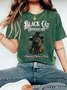 Black Cat Apothecary Halloween  Vintage Distressed Shirt