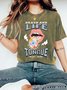 Death And Life Tongue Christian Vintage Distressed Shirt