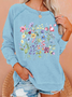 Women's wildflowers Casual Sweatshirt