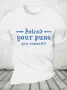 Intend Your Puns You Cotton T-Shirt