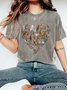 Love Owls Heart Vintage Distressed Shirt