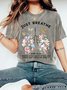 Just Breathe Boho Christian Vintage Distressed Shirt