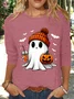 Cute ghost Halloween Long Sleeve Shirt