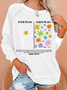 Your Plan And God's Plan Christian Casual Text Letters Sweatshirt