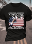 Impeached. Arrested. Convicted. Shot. Still Standing Cotton T-Shirt