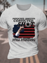 Impeached. Arrested. Convicted. Shot. Still Standing Cotton T-Shirt