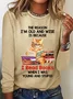 The Reason I'm Old And Wise Is Because I Read Books When I Was Young And Stupid Book Lovers Casual Long Sleeve Shirt