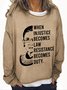 When Injustice Becomes Law Ladies Casual Sweatshirt