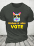 Childless Cat Ladies Vote Cotton T-Shirt