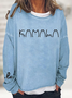 Women's La Print Casual Casual Sweatshirt