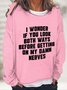 Do You Look Both Ways Casual Sweatshirt