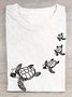 Casual Loose Cotton Turtle T-Shirt