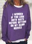 Do You Look Both Ways Casual Sweatshirt