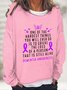 Dementia Awareness Month Butterfly Warrior Alzheimers Casual Sweatshirt