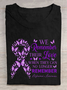 We Remember Their Love Alzheimers Awareness Never Forget Cotton T-Shirt