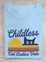 Childless Cat Ladies Vote Rosie The Riveter 2024 Vintage  Cotton T-shirt