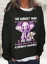 Alzheimer's Disease Casual Sweatshirt