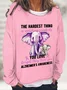 Alzheimer's Disease Casual Sweatshirt