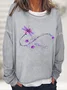 You May Not Remember But I Will Never Forget Alzheimer Awareness Casual Sweatshirt