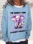 Alzheimer's Disease Casual Sweatshirt