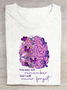 You May Not Remember I Will Never Forget Alzheimer Awareness Cotton T-Shirt