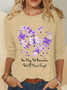 Women's Alzheimer's Awareness Casual Long Sleeve Shirt