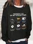 Things I Do In My Spare Time Horse Lover Casual Sweatshirt