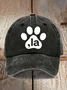 La Cat Paw Printed Baseball Cap&Hat