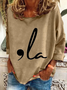 Women's La Cat Voting Print Casual Sweatshirt