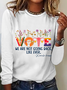 We Are Not Going Back Like Ever Kamala Harris Sarcastic Long sleeve Shirt