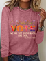 We Are Not Going Back Like Ever Kamala Harris Sarcastic Long sleeve Shirt