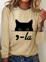 La Cat Lover Kamala Harris Long sleeve Shirt