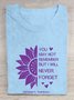 You May Not Remember But I Will Never Forget Alzheimers Awareness Cotton T-shirt