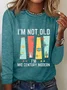 I'm Not Old I'm Mid Century Modern Casual Long Sleeve Shirt