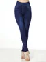 Plain Tight Casual High Elasticity Leggings