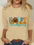 Happy Thanksgiving Turkey Pumpkin Season Casual Long Sleeve Shirt