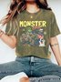 Retro Halloween Monster Mash Vintage Distressed Shirt