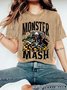 Monster Mash Vintage Halloween Vintage Distressed Shirt