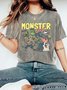 Retro Halloween Monster Mash Vintage Distressed Shirt