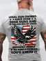 Legal Gun Owners Have Over 200m Guns And 12 Trillion Rds Of Ammo Technology Type Tech Seriously People If We Were A Problem You'd Know It Back Cotton T-Shirt