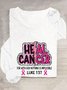 Heal Cancer Svg Png, Breast Cancer Warrior Christian Casual Long Sleeve Shirt