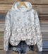 Floral Art Printed Casual Hoodie