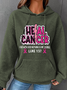 Heal Cancer Svg Png, Breast Cancer Warrior Christian Simple Loose Hoodie