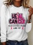 Heal Cancer Svg Png, Breast Cancer Warrior Christian Casual Long Sleeve Shirt