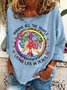 Hippie All The People Casual Sweatshirt