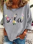 Floral Kamala Comma La Casual Sweatshirt