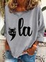 Cat Comma La Kamala 2024 Casual Sweatshirt