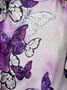 Butterfly Casual Long Sleeve Shirt