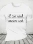 Ancient Text Cotton T-shirt