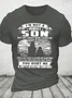 I’m Not A Perfect Son But My Crazy Mom Loves Me And That Is Enough Cotton T-shirt